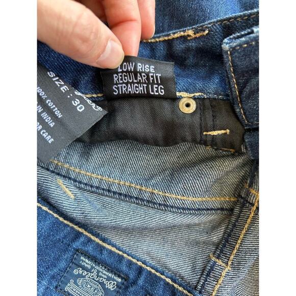 Vintage 90s Women’s Wrangler Cotton Denim Jeans Low Rise Straight Leg Waist 30” - Picture 5 of 7